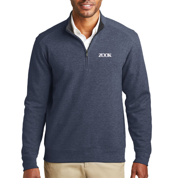 Zook Embroidered - Interlock 1/4 Zip Thumbnail