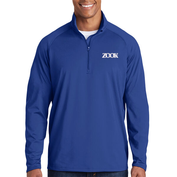 Zook Embroidered - Sport Wick ® Stretch 1/4 Zip Pullover Thumbnail