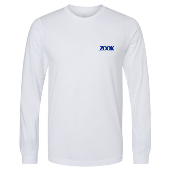 Zook Printed - Unisex Heather CVC Long Sleeve Tee Thumbnail