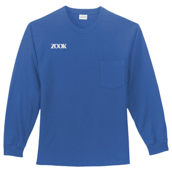 Zook Embroidered - Long Sleeve Essential Pocket Tee Thumbnail