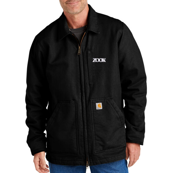 Zook Embroidered - Sherpa Lined Coat Thumbnail