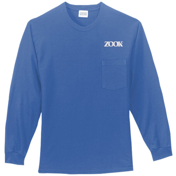Zook Embroidered - Tall Long Sleeve Essential Pocket Tee Thumbnail